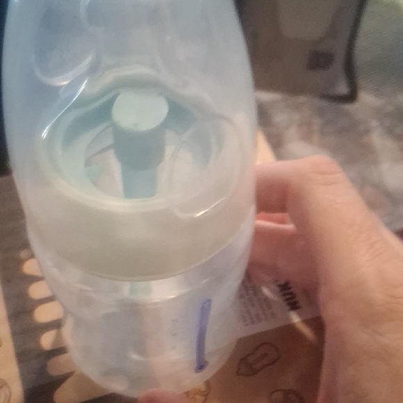 Nuk Other - Clear Baby Bottle with Blue Accents